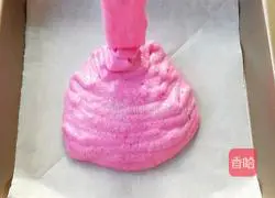 Illustration of how to make dragon fruit cake 11