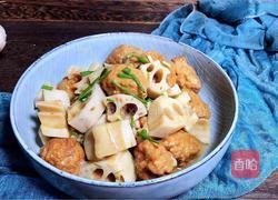 肉圆黄焖藕的做法图解7