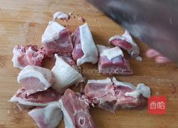 白萝卜炖鸭肉的做法图解2