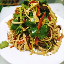 凉拌豆腐丝的做法[图]