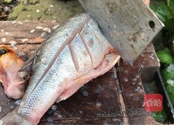 剁椒蒸鲈鱼的做法图解1