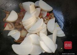 回锅肉炒白萝卜的做法图解7