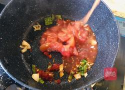 番茄青菜汤面的做法图解2