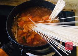 番茄青菜汤面的做法图解5