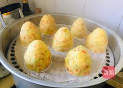 蔬菜玉米面窝窝头的做法图解9