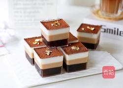 咖啡三色布丁的做法图解11