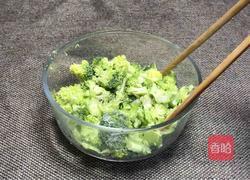 火腿西兰花炒豆渣的做法图解2