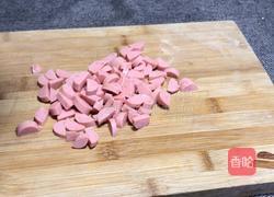 火腿西兰花炒豆渣的做法图解3