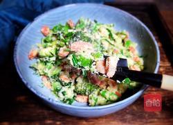 火腿西兰花炒豆渣的做法图解11