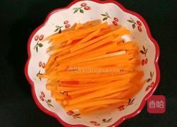 茭白炒肉丝的做法图解4