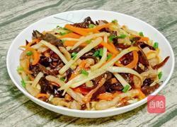 茭白炒肉丝的做法图解15