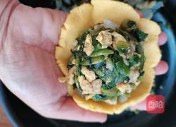 笋叶油渣玉米面团子的做法图解15