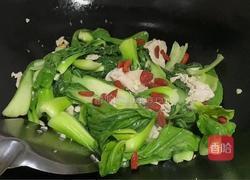 肉片炒上海青的做法图解7