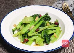酸辣菜心的做法图解7
