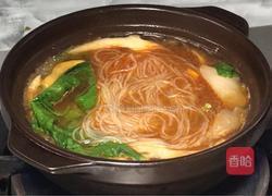 猪肝粉丝砂锅煲的做法图解8
