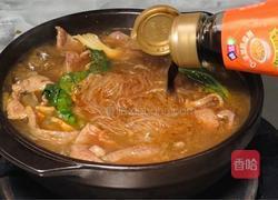 猪肝粉丝砂锅煲的做法图解10
