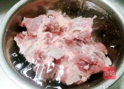 菊花菜烧牛排骨的做法图解2