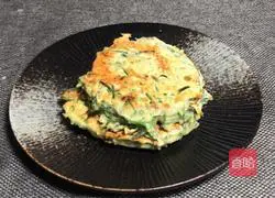 Illustration of how to make shrimp and chive cake 8