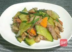 黄瓜胡萝卜炒肉片的做法图解11