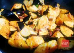 五花肉烧茄子的做法图解5