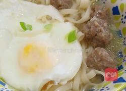 肉丸子鸡蛋热汤面的做法图解9