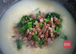 猪肝菠菜粥的做法图解6