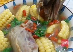 玉米段羊腿汤的做法图解6