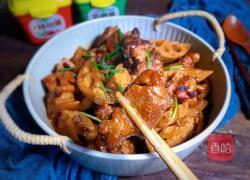 莲藕酱炖鸡腿肉的做法图解15