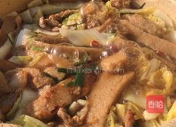 白菜炖豆渣的做法图解12