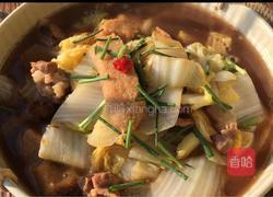 白菜炖豆渣的做法图解14