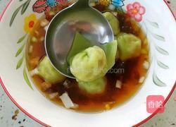 小白菜皮做的馄饨的做法图解11