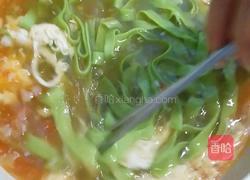 碧波荡漾之西红柿鸡蛋小白菜面的做法图解12
