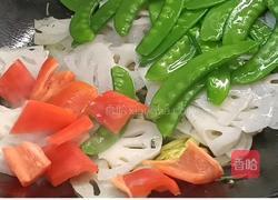 荷兰豆炒藕片的做法图解8