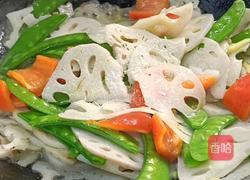 荷兰豆炒藕片的做法图解9