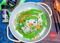 椒麻荷兰豆炒藕片的做法图解12