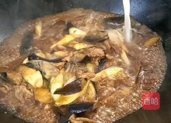 茄子茭白烧肉的做法图解10