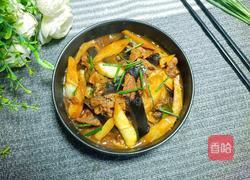 茄子茭白烧肉的做法图解12