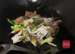 炒螃蟹的做法图解3