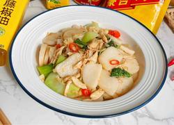 鸡肉丝炒年糕
