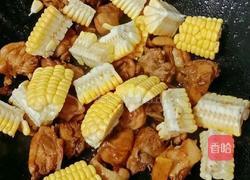 板栗玉米烧鸭的做法图解15