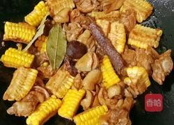 板栗玉米烧鸭的做法图解16