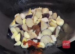 茭白茄子焖肉的做法图解9