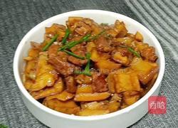 五花肉焖莲藕的做法图解11