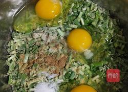 韭菜玉米鸡蛋饼的做法图解2