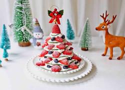 圣诞树松饼蛋糕