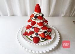 圣诞树松饼蛋糕的做法图解18