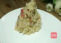 西兰花土豆泥圣诞树的做法图解6