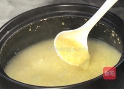 茼蒿肉末小米粥的做法图解5