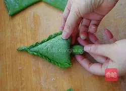 Illustration of how to make meat bun tree 7