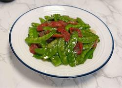 荷兰豆炒腊肠